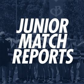 Junior Match Reports: Under 16s Round 1